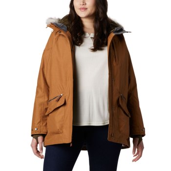 Columbia Ženske Jakne - Carson Pass Interchange Plus Size Smeđe | GCFW-02916